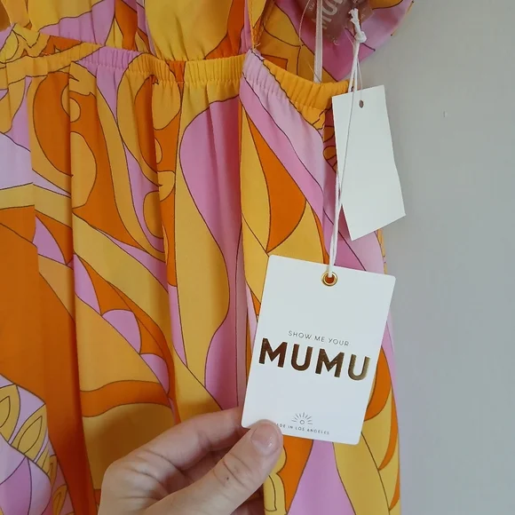 NEW SHOW ME YOUR MUMU marisol maxi dress in caribbean cocktail - Picture 4 of 6